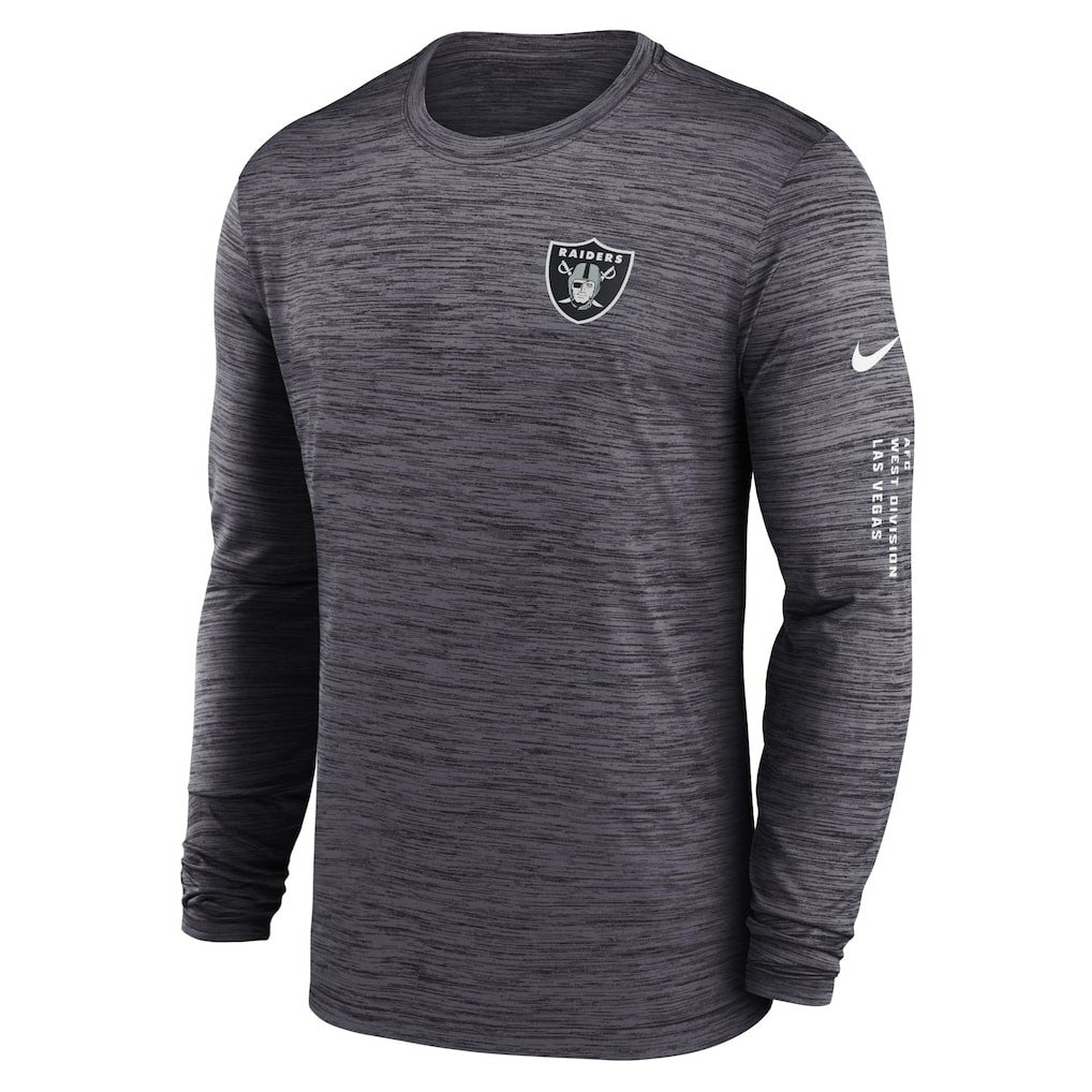 Las Vegas Raiders Velocity Long Sleeve T-Shirt - Black | Nike sale