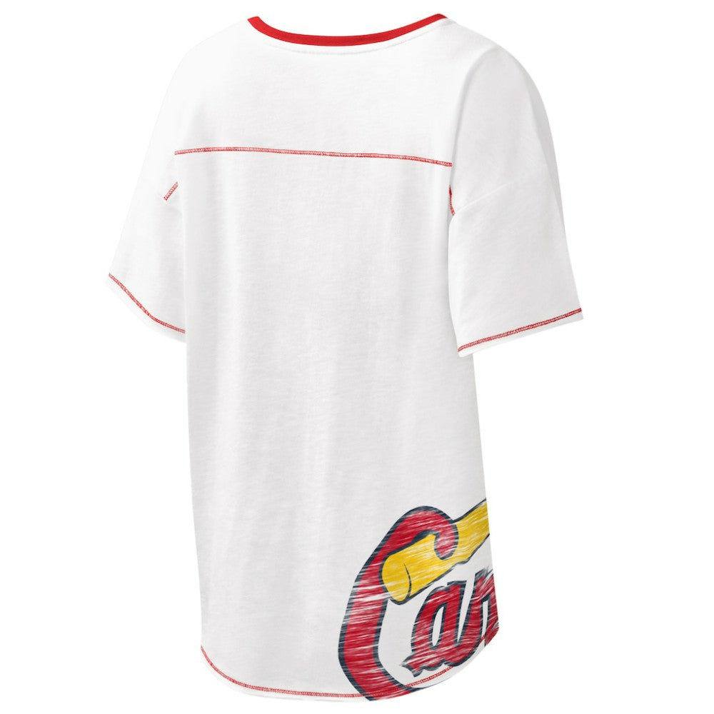 St. Louis Cardinals Starter Women's Perfect Game V-Neck T-Shirt - White