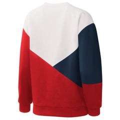 Boston Red Sox Starter Women's Shutout Pullover Sweatshirt - White/Red