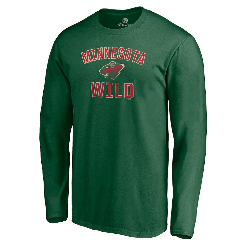 Minnesota Wild Victory Arch Long Sleeve T-Shirt Green