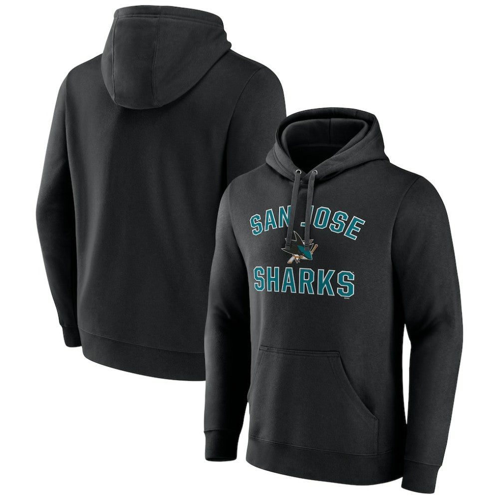 San Jose Sharks Victory Arch Pullover Hoodie Black