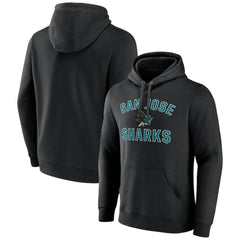 San Jose Sharks Victory Arch Pullover Hoodie Black