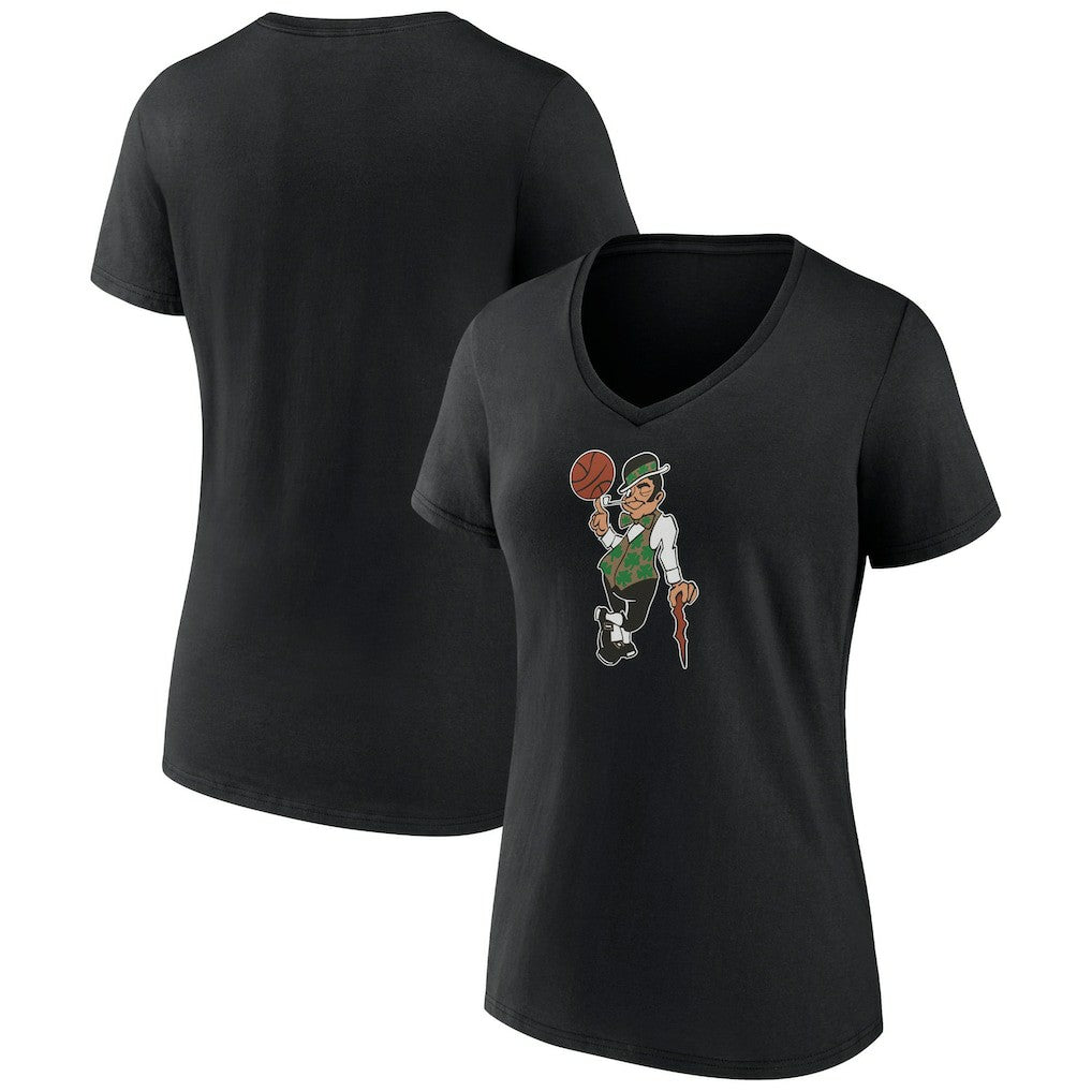 Boston Celtics Women's Alternate Logo V-Neck T-Shirt - Black sale