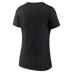 Charlotte Hornets Women's Alternate Logo V-Neck T-Shirt - Black cheap