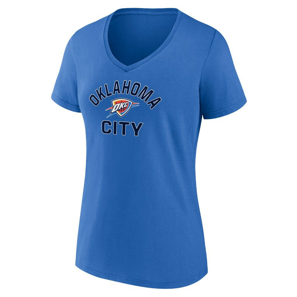 Oklahoma City Thunder Women's Overtime Team V-Neck T-Shirt - Blue online