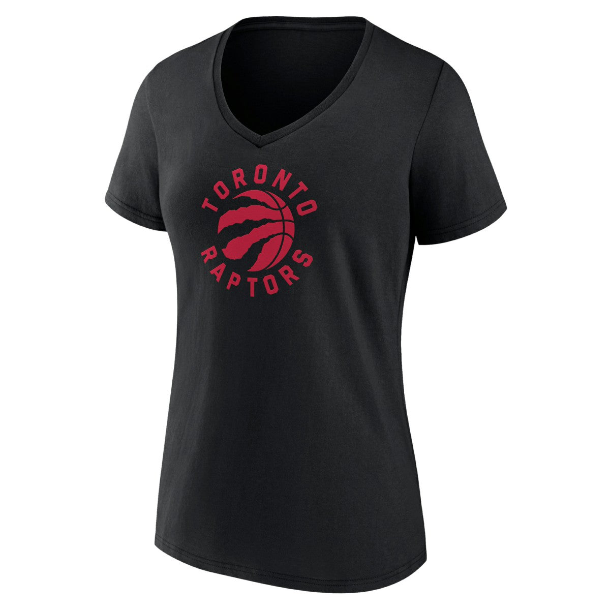 Toronto Raptors Women's Alternate Logo V-Neck T-Shirt - Black shop