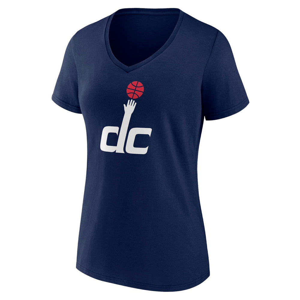 Washington Wizards Women's Alternate Logo V-Neck T-Shirt - Navy on sale