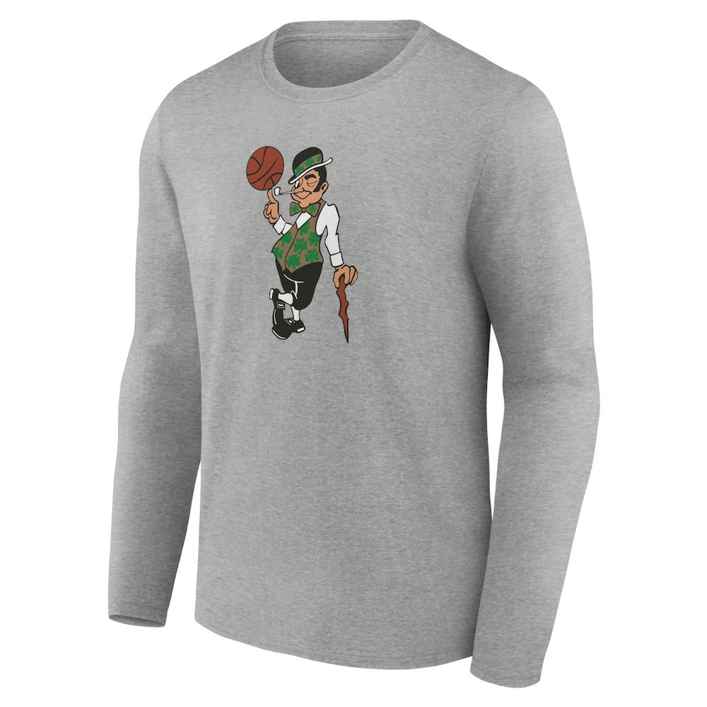 Boston Celtics Alternate Logo Long Sleeve T-Shirt - Gray for sale