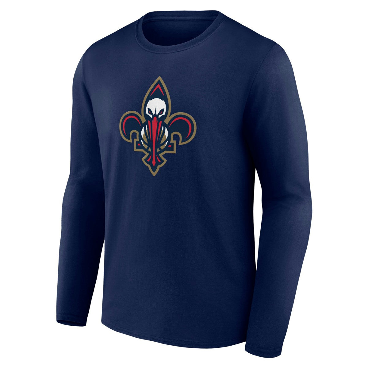 New Orleans Pelicans Alternate Logo Long Sleeve T-Shirt - Navy for sale
