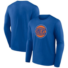 New York Knicks Alternate Logo Long Sleeve T-Shirt - Royal online