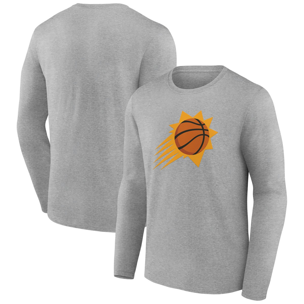 Phoenix Suns Alternate Logo Long Sleeve T-Shirt - Gray for sale