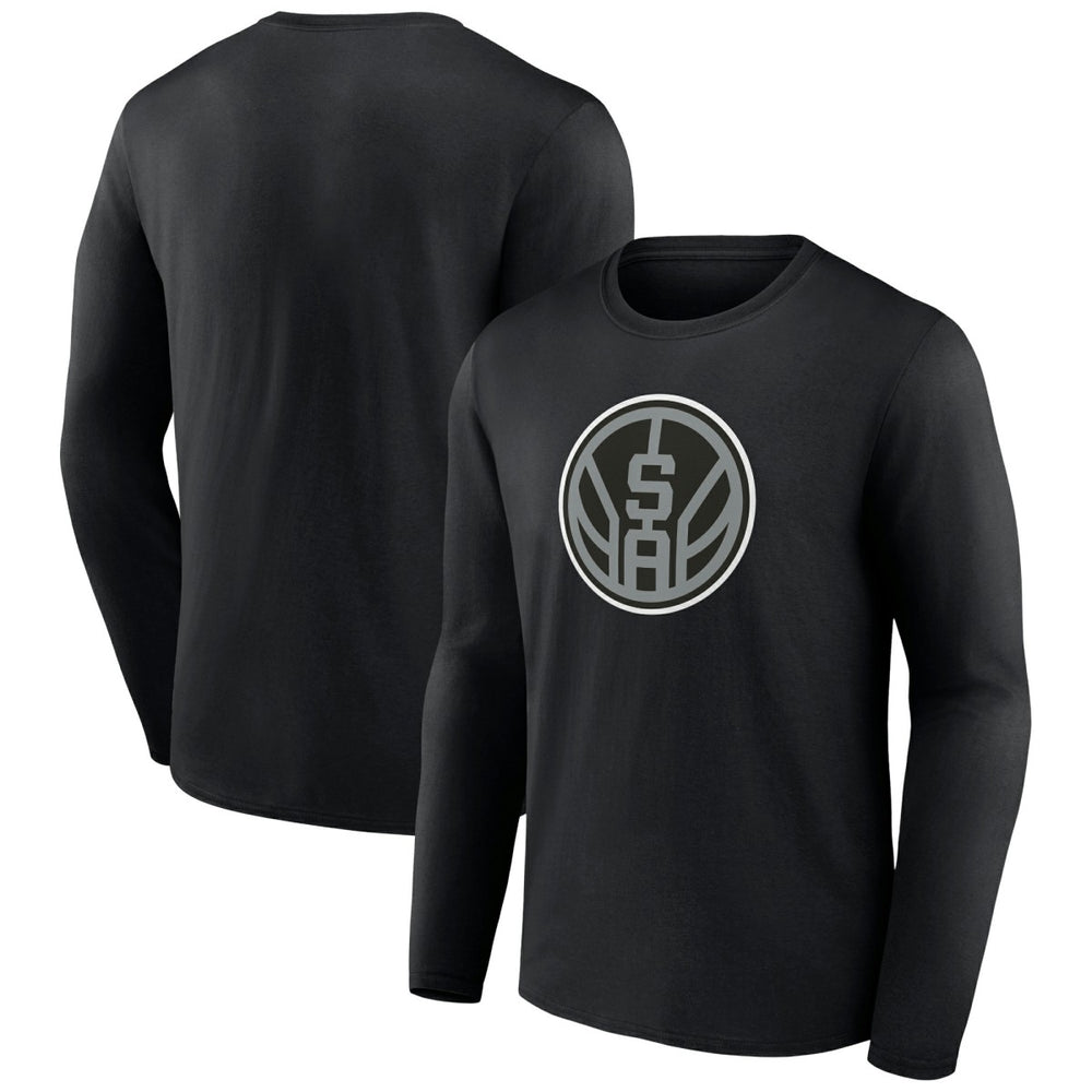 San Antonio Spurs Alternate Logo Long Sleeve T-Shirt - Black sale