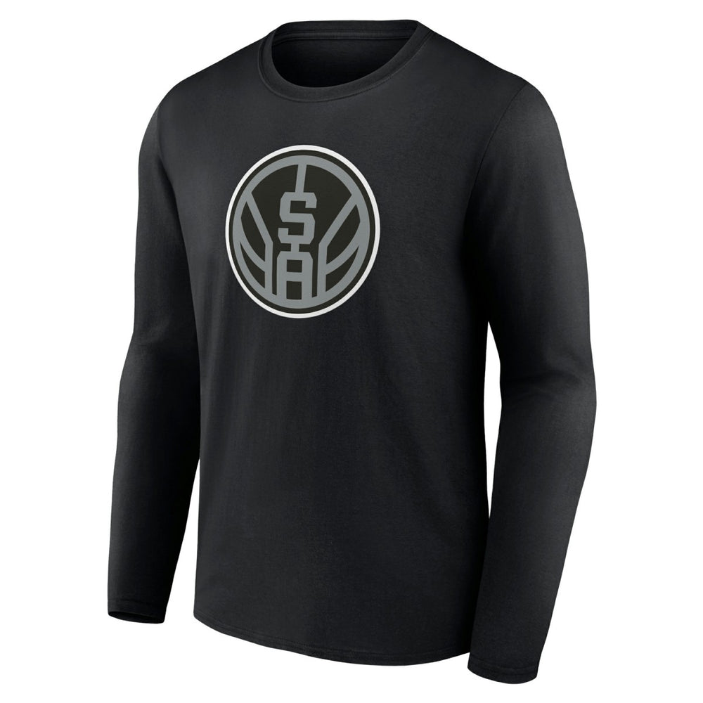 San Antonio Spurs Alternate Logo Long Sleeve T-Shirt - Black sale