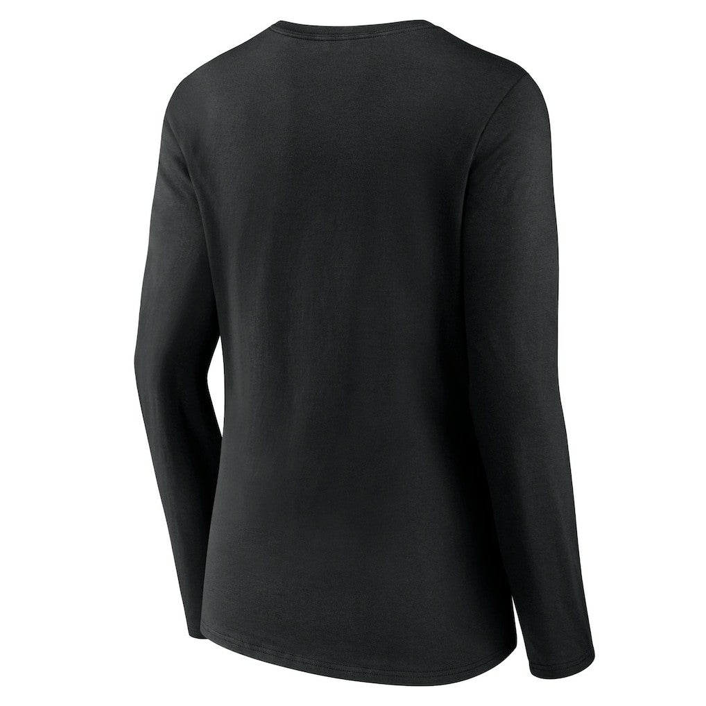 Atlanta Hawks Women's Alternate Logo V-Neck Long Sleeve T-Shirt - Black online