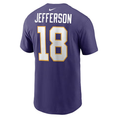 Justin Jefferson Minnesota Vikings Classic Player Name & Number T-Shirt - Purple | Nike outlet