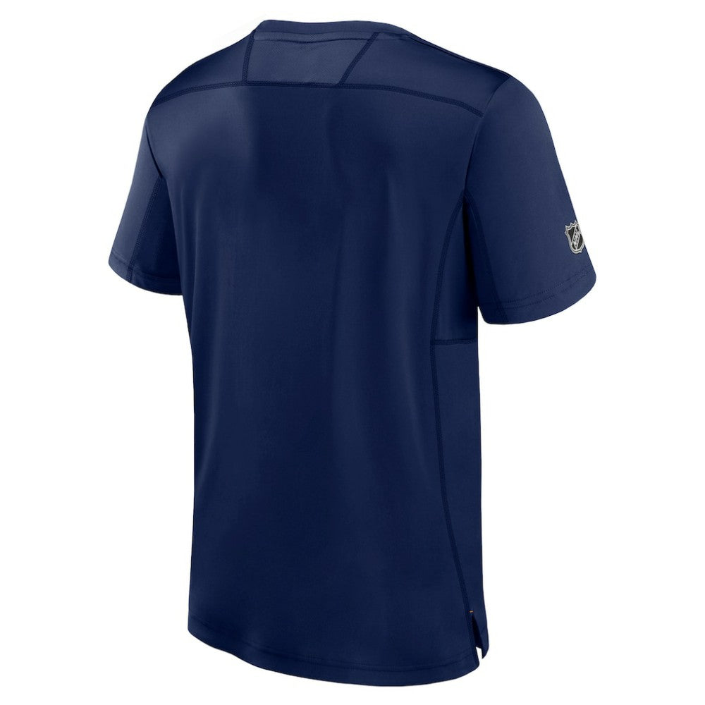 St. Louis Blues Fanatics Authentic Pro Tech T-Shirt Navy