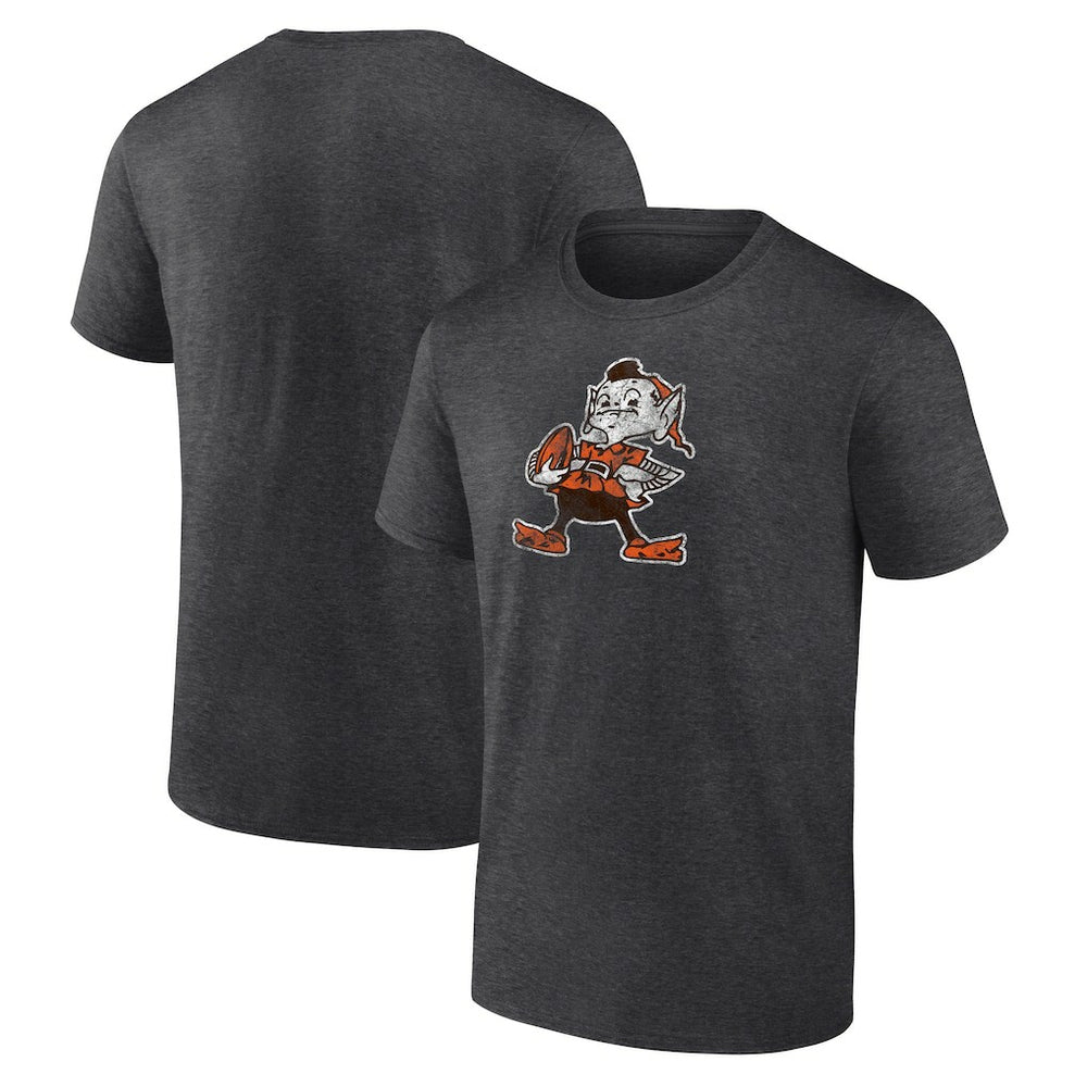 Cleveland Browns Brownie The Elf Throwback Logo T-shirt - Charcoal outlet