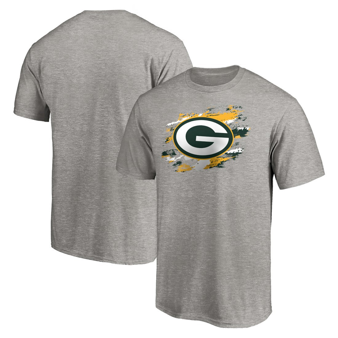 Green Bay Packers True Color T-Shirt - Heather Gray for sale