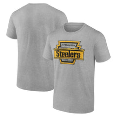 Pittsburgh Steelers Hometown Collection Hot Route T-Shirt - Heather Gray online