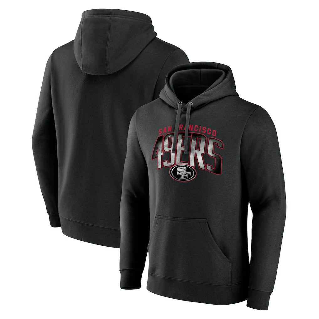 San Francisco 49ers Smoke Arch Pullover Hoodie - Black on sale