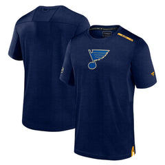 St. Louis Blues Fanatics Authentic Pro Performance T-Shirt Navy