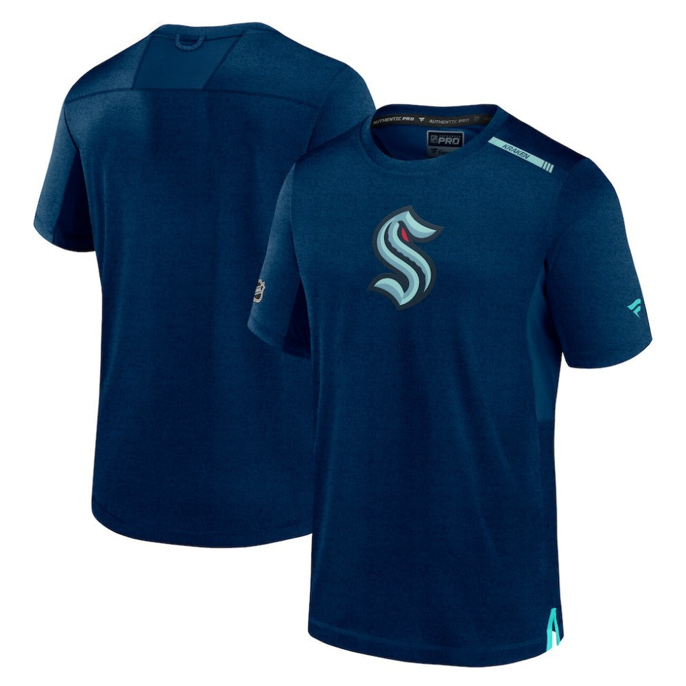 Seattle Kraken Fanatics Authentic Pro Performance T-Shirt Deep Sea Blue