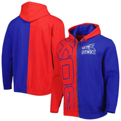 Chicago White Sox Fleece Full-Zip Hoodie - Red/Navy | Mitchell & Ness