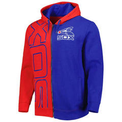 Chicago White Sox Fleece Full-Zip Hoodie - Red/Navy | Mitchell & Ness