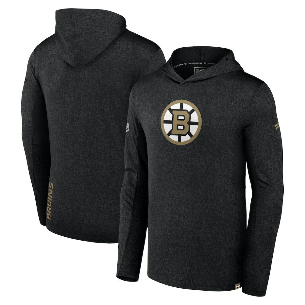 Boston Bruins Fanatics Authentic Pro Lightweight Pullover Hoodie Black