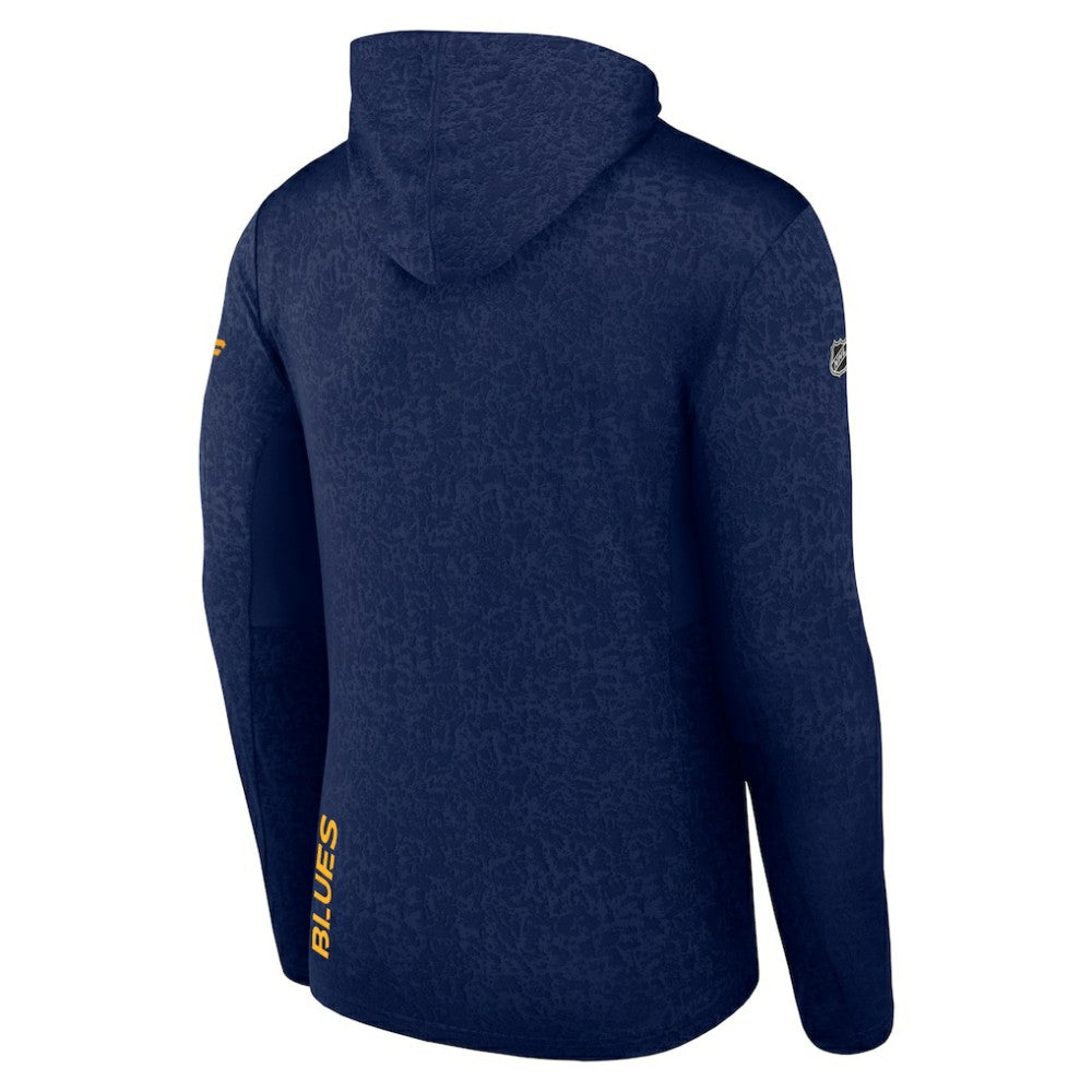 St. Louis Blues Fanatics Authentic Pro Lightweight Pullover Hoodie Navy
