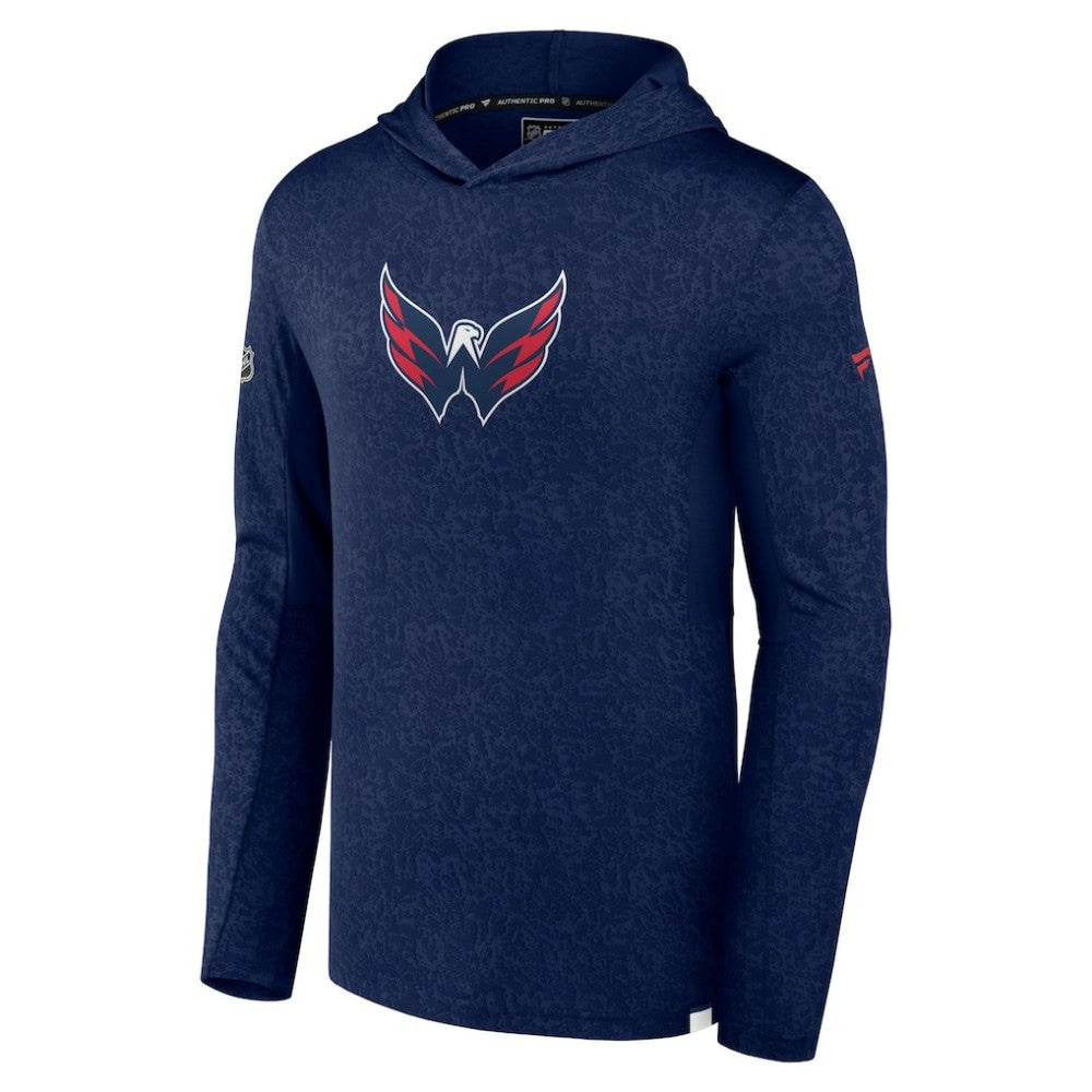 Washington Capitals Fanatics Authentic Pro Lightweight Pullover Hoodie Navy