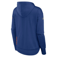 Edmonton Oilers Fanatics Women's Authentic Pro Scuba Full-Zip Hoodie Royal