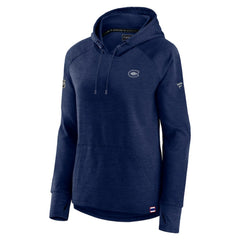 Montreal Canadiens Fanatics Women's Authentic Pro Pullover Hoodie Heather Navy
