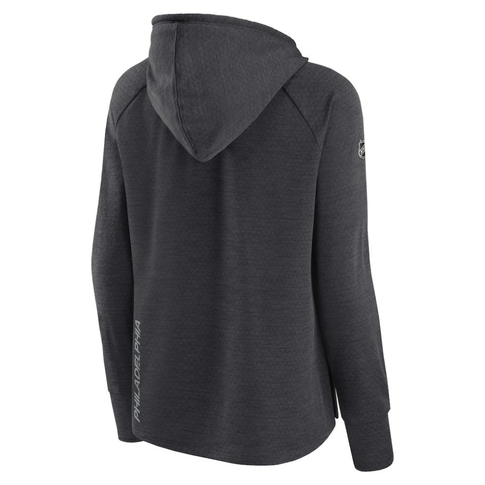 Philadelphia Flyers Fanatics Women's Authentic Pro Pullover Hoodie Heather Charcoal