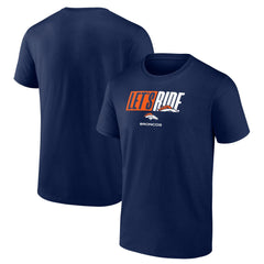 Denver Broncos Let's Ride T-Shirt - Navy outlet