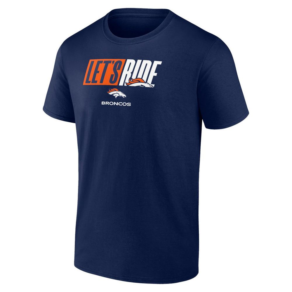 Denver Broncos Let's Ride T-Shirt - Navy outlet
