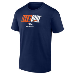 Denver Broncos Let's Ride T-Shirt - Navy outlet