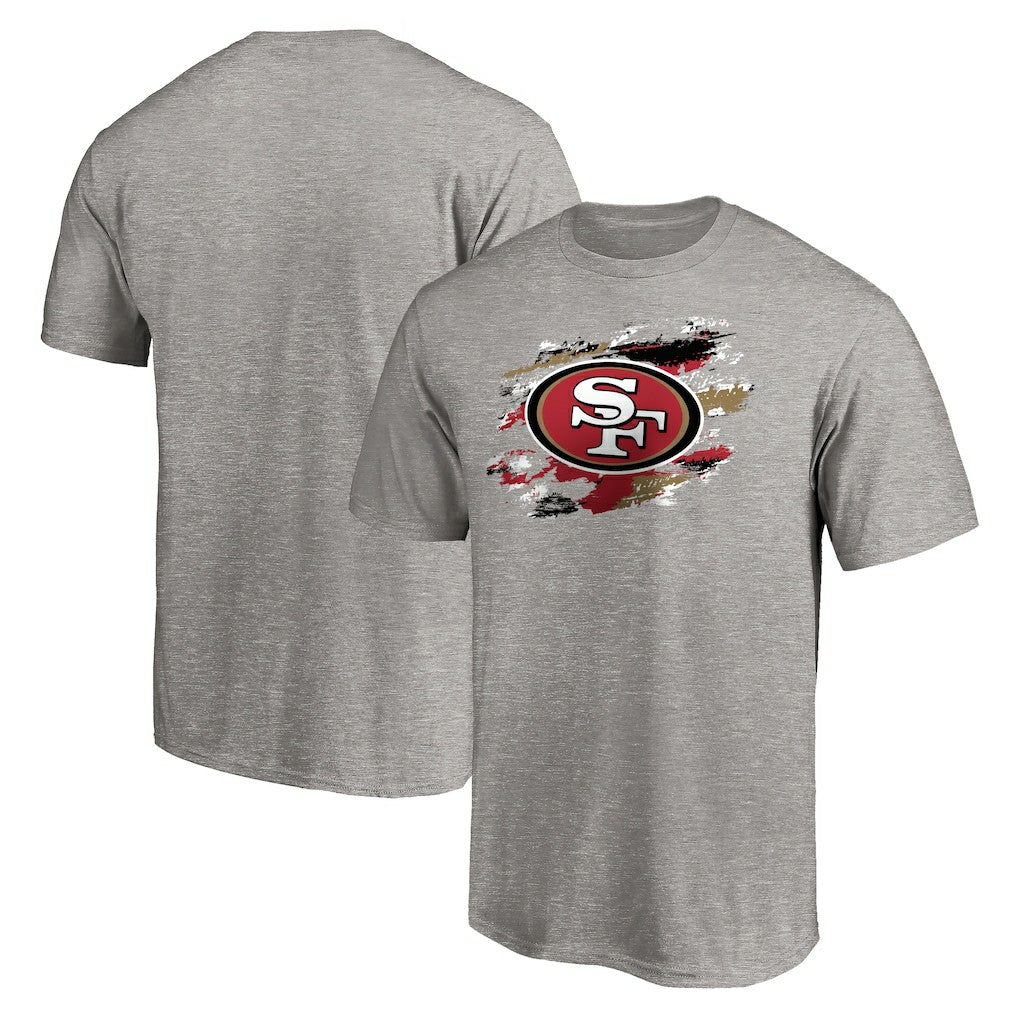 San Francisco 49ers True Color T-Shirt - Heather Gray cheap