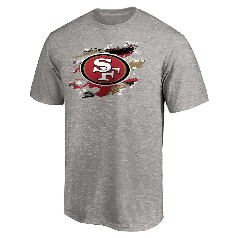 San Francisco 49ers True Color T-Shirt - Heather Gray cheap
