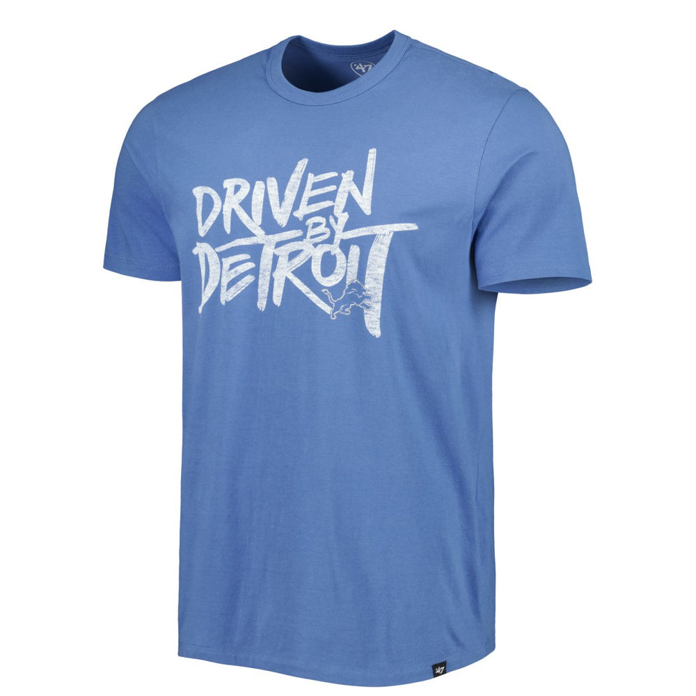 Detroit Lions '47 Driven by Detroit T-Shirt - Blue for sale