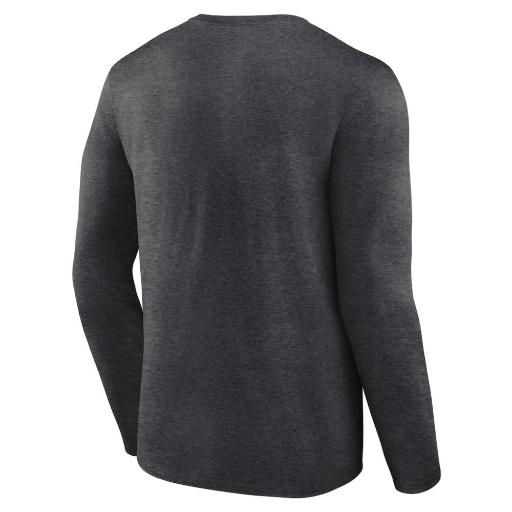 Seattle Kraken Fanatics Authentic Pro Secondary Long Sleeve T-Shirt Heather Charcoal