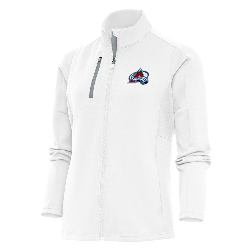 Colorado Avalanche Antigua Women's Team Logo Generation Full-Zip Jacket White