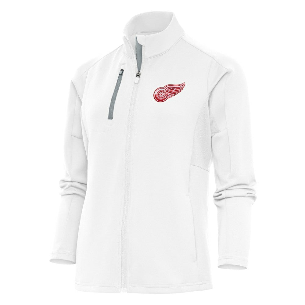 Detroit Red Wings Antigua Women's Team Logo Generation Full-Zip Jacket White