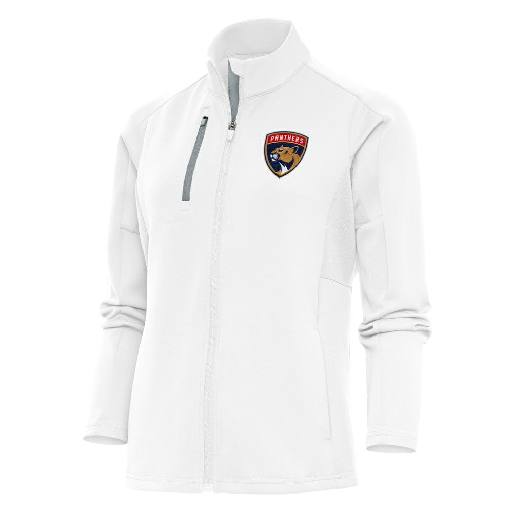 Florida Panthers Antigua Women's Team Logo Generation Full-Zip Jacket White