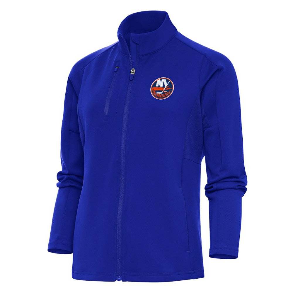 New York Islanders Antigua Women's Team Logo Generation Full-Zip Jacket Royal