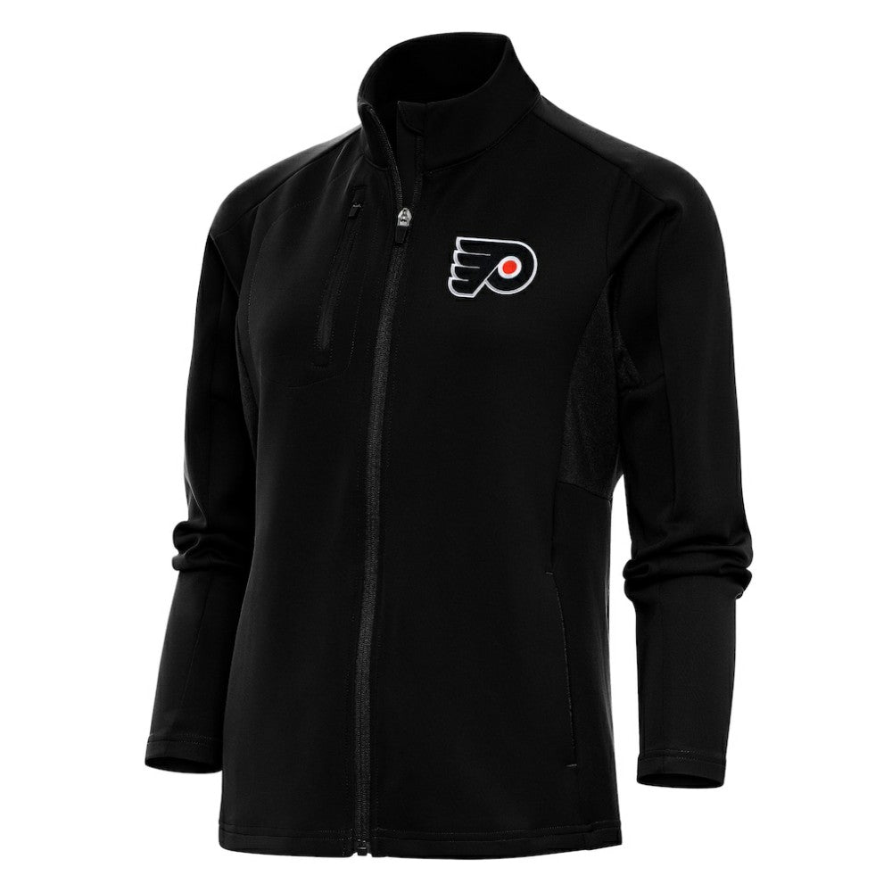 Philadelphia Flyers Antigua Women's Team Logo Generation Full-Zip Jacket Black