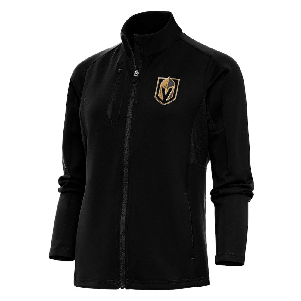 Vegas Golden Knights Antigua Women's Team Logo Generation Full-Zip Jacket Black
