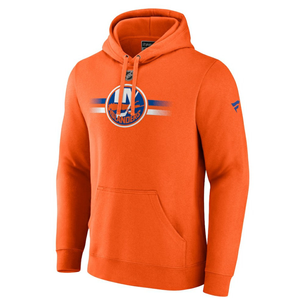 New York Islanders Fanatics Authentic Pro Secondary Pullover Hoodie Orange