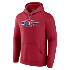 Montreal Canadiens Fanatics Authentic Pro Secondary Pullover Hoodie Red