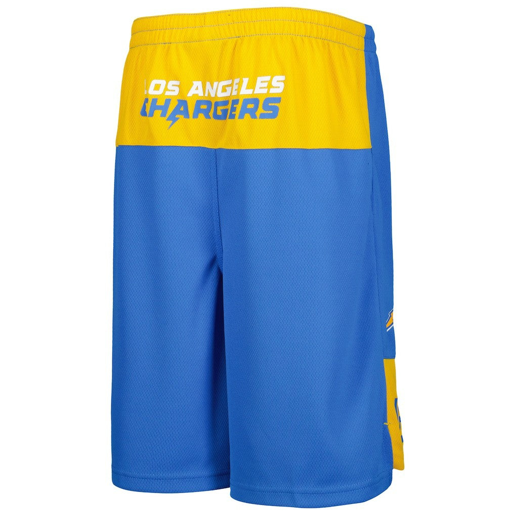 Justin Herbert Los Angeles Chargers Youth Player Name & Number Shorts - Powder Blue outlet
